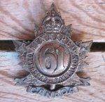 Canada WWI 61st Winniped Overseas Battalion, Inglis Mfg