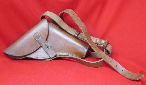  British WWII Flare Pistol Holster & Shoulder Strap — image 2