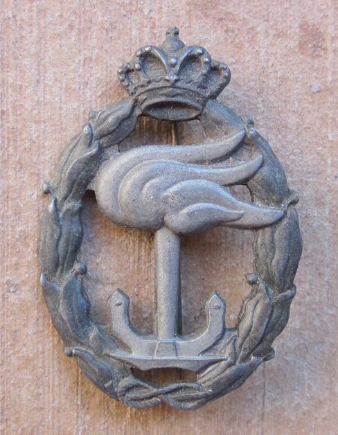  Italian WWII Flight Badge, Sea Reconnaissance, Silver — image 2