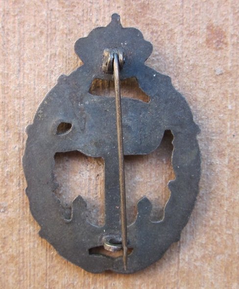  Italian WWII Flight Badge, Sea Reconnaissance, Silver — image 3