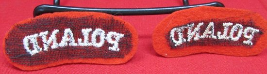  Polish WWII Shoulder Arcs, Italian Mfg — image 3