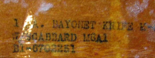  US WWII-Korean War USM4 PAL Bayonet, In Original Box, Unissued — image 3