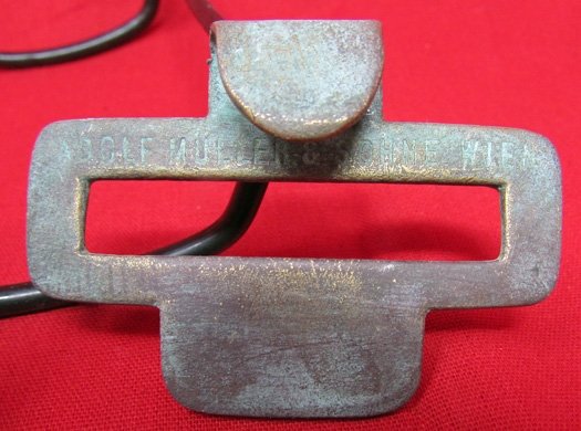  Austrian, WWI Brass Infantry Enlisted Buckle and Keeper, Field Recovered — image 4