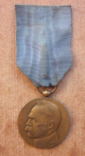  Poland, Pre-WWII, 10th Anniversary of Restoration of Independence Medal — image 2
