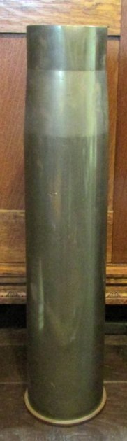  US Vietnam War Era, Brass 105 mm Artillery Shell Casing, 1962 — image 2