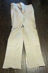 US 19th Century White Linen Trousers, Marines? Named Inside