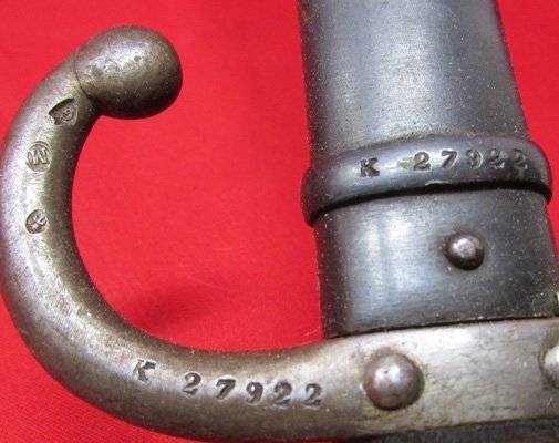  French M1874 Gras Bayonet, 1878, Matching — image 4