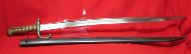  French M1866 Chassepot Bayonet,  Matching, 1872 — image 4