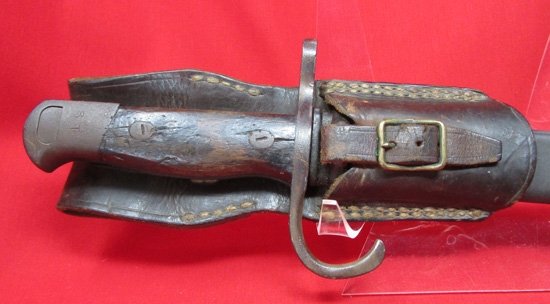  Japanese WWII Type 30 Bayonet & Frog, Kokura Mfg — image 3