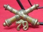 US Indian Wars-SAW, 79th Artillery Hat Insignia