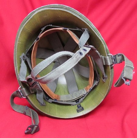  US Grenada Era, Army Airborne Helmet & Liner — image 3
