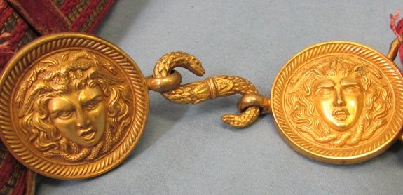  French 2nd Empire Officers Sword Belt & Lionhead Buckles — image 3