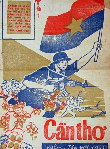  Vietnam War, NVA, Two Newspapers & Award Document, Chuong Thien Province '71 — image 3