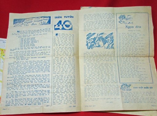  Vietnam War, NVA, Two Newspapers & Award Document, Chuong Thien Province '71 — image 4