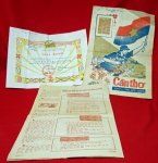 Vietnam War, NVA, Two Newspapers & Award Document, Chuong Thien …