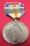 US WWI Victory Medal 3 Campaign Bars