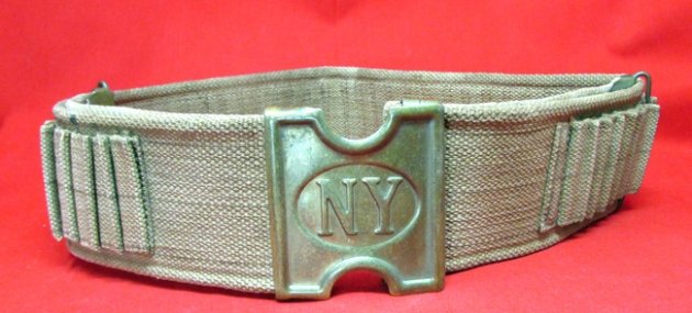  US SAW Era, New York NG Woven Ammunition Belt — image 2