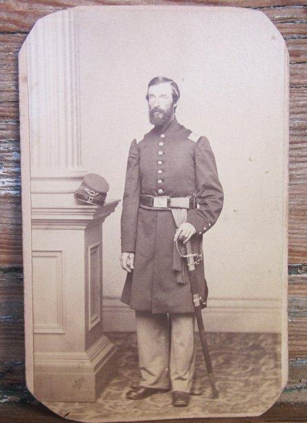  US Civil War Identified CDV, Captain Jonas Corey, 53rd Mass Inf'y — image 2