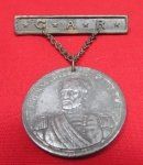 US Civil War GAR Silver Anniversary Medal 1891, General Sherman