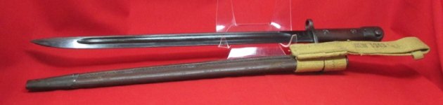  Australian WWII Pattern 1907 Bayonet SLAZ 43 with Frog — image 7