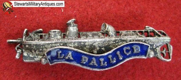  French WWII La Pallice Souvenir Pin — image 3