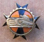 Polish 3rd Armored Battalion Badge, Warsaw 1937, Panasuik Mfg