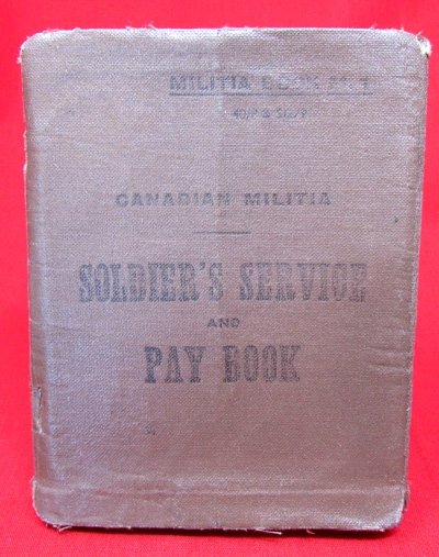  Canada WWI Soldiers Active Service Pay Book Set — image 2