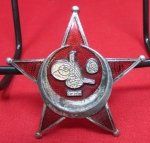 Turkey WWI Iron Halfmoon, Gallipoli Star