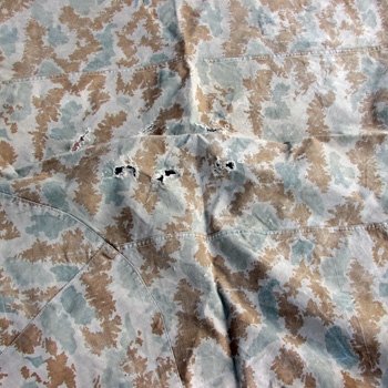  German DDR, Cold War, Blumtarn Camouflage Shelter Half — image 4