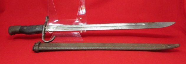  Japanese WWII Type 30 School Bayonet & Scabbard — image 3