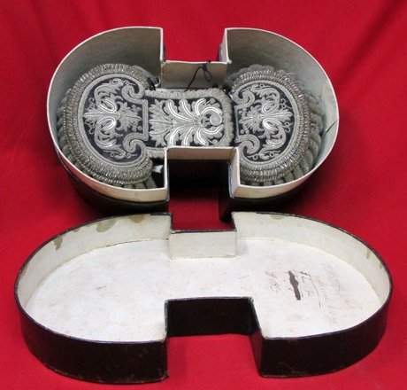  US Pre Civil War, NY Senior Militia Officers Dress Epaulettes, Boxed — image 2