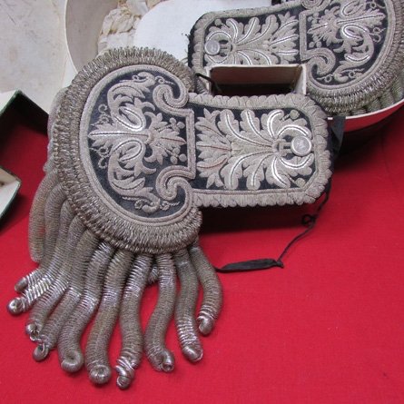  US Pre Civil War, NY Senior Militia Officers Dress Epaulettes, Boxed — image 4