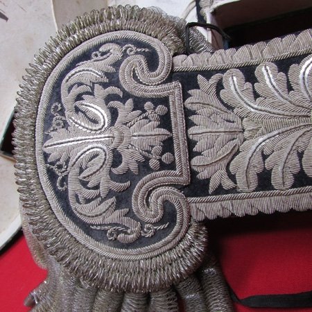  US Pre Civil War, NY Senior Militia Officers Dress Epaulettes, Boxed — image 5