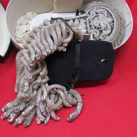  US Pre Civil War, NY Senior Militia Officers Dress Epaulettes, Boxed — image 7