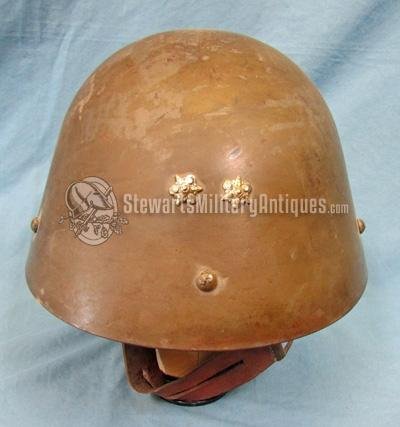  Czech WWII M32-34 Army Officer or NCO Steel Helmet, Complete — image 2