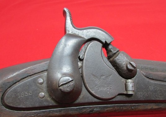  US Pre Civil War, M1855 Springfield Pistol-Carbine, 1856, Maynard Tape Primer — image 8
