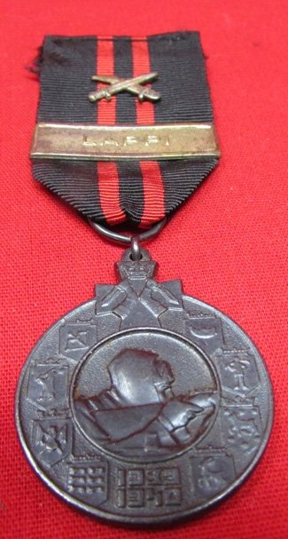  Finland, 1939-1940 Winter War Medal, Lappi (Lapland) Clasp — image 2