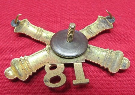  US Indian Wars-SAW, 18th Artillery Hat Insignia — image 3