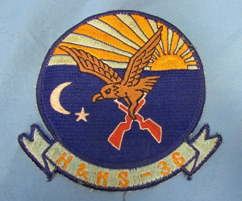  US Vietnam War Era USMC Helicopter Maintenance Squadron 36 Jacket Patch — image 2