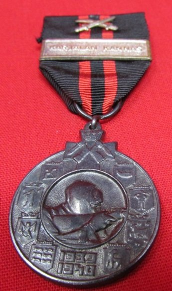  Finland, 1939-1940 Winter War Medal, Karjalan Kannas Clasp — image 2