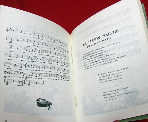  French Cold War Era Booklet, Marches et Chants de la Legion Etrange (Foreign Legion) 1975 — image 3