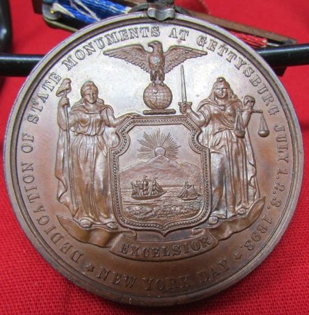  US Civil War, New York Gettysburg Veterans Medal, 1863-1893 — image 4
