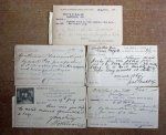 US Indian Wars Era, Colt Firearms Postcard Lot, 5, 1883-1885