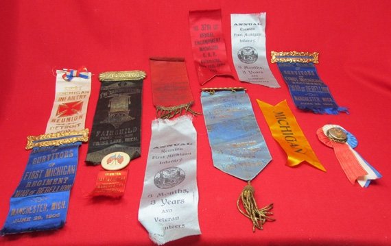  US Post Civil War, 1st Michigan Infantry GAR Grouping — image 2