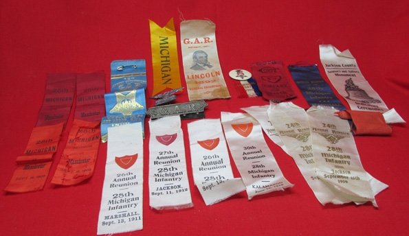  US Post Civil War 28th Michigan GAR Grouping — image 2