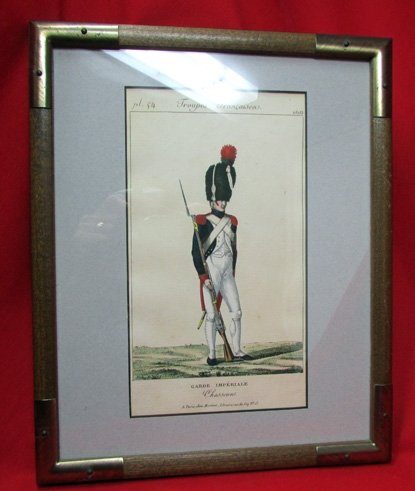  French Imperial Garde Chasseurs, Martinet Print Nr. 54, Hand Colored — image 2