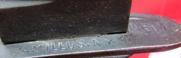  US Vietnam War USMC Kabar Style Utility Knife & Sheath, Camillus Mfg. — image 5