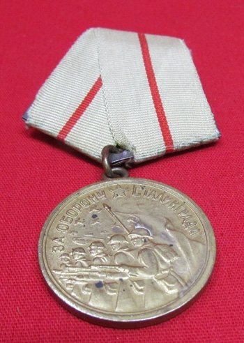  Soviet WWII Defense of Stalingrad Medal — image 2