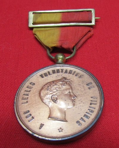  Spain, 1896-1897, Suppresion of Insurection Medal, Luzon Philippines — image 2