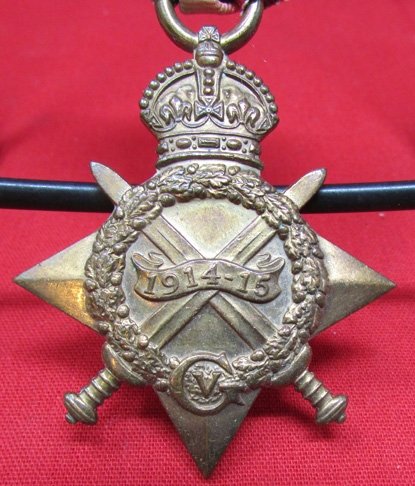  British WWI 1914-15 Star, PTE J. Crosbie, Royal Scots — image 3